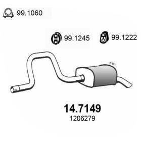 Endschalldämpfer 14.7149 von ASSO günstig für 172,31 € online kaufen