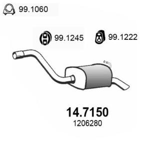 Endschalldämpfer 14.7150 von ASSO günstig für 144,81 € online kaufen
