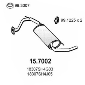Endschalldämpfer 15.7002 von ASSO günstig für 167,69 € online kaufen