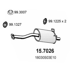 Endschalldämpfer 15.7026 von ASSO günstig für 193,44 € online kaufen