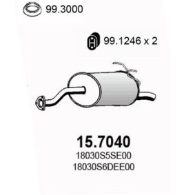 Endschalldämpfer 15.7040 von ASSO günstig für 231,11 € online kaufen