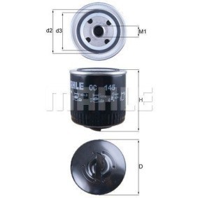 Achetez des Filtre à huile MAGNETI MARELLI 154087962940 à prix pour 48,76 €