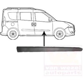 Comprar Listón embellecedor / protector, puerta de VAN WEZEL 1638424 a bajo precio de 22,88 €