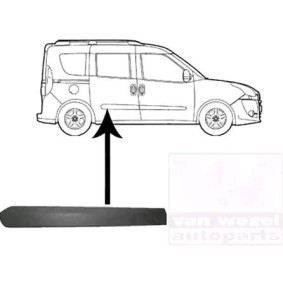Comprar Listón embellecedor / protector, puerta de VAN WEZEL 1638426 a bajo precio de 19,21 €