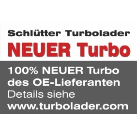 Turbolader von SCHLÜTTER TURBOLADER