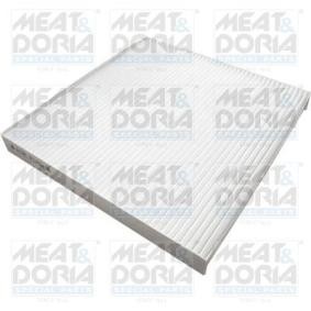 Achetez des Filtre d'habitacle MEAT & DORIA 17582 à prix pour 51,29 €
