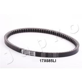 Achetez des Courroie trapézoïdale JAPKO 17X685 à prix pour 7,34 €