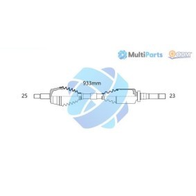 Comprar Árbol de transmisión de ODM-MULTIPARTS 18-012180 a bajo precio de 213,57 €