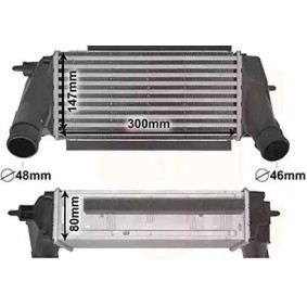 Köp Intercooler av VAN WEZEL 18014702 till det låga priset 1188,28 kr