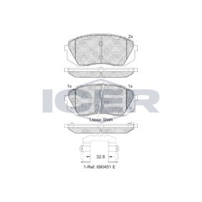 Köp Bromsbelägg av ICER 181826-202 till det låga priset 707,54 kr