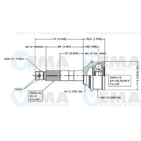Comprar Juego de articulación, árbol de transmisión de VEMA 18521 a bajo precio de 36,80 €