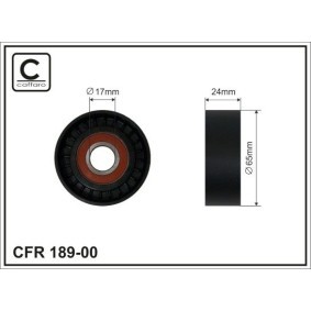 Comprar Polea tensora, correa poli V de CAFFARO 189-00 a bajo precio de 11,69 €