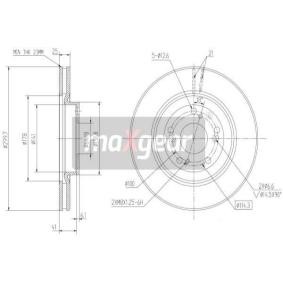 Bremsscheibe 19-2301 von MAXGEAR günstig für 46,50 € online kaufen