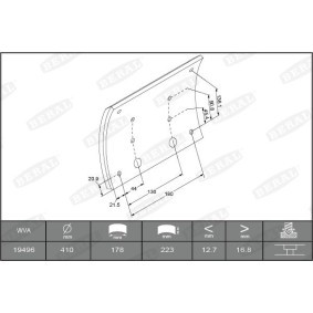 Comprar Juego de forros de freno, freno de tambor de BERAL 1949617700015608 a bajo precio de 243,86 €