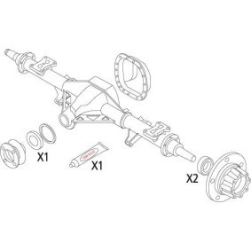 Dichtungssatz, Differential 19536168