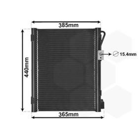 Achetez des Condenseur, climatisation VAN WEZEL 20015701 à prix pour 95,90 €