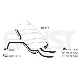 Endschalldämpfer 203111 von ERNST günstig für 318,13 € online kaufen