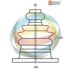 Köp Bälgsats, drivaxel av ODM-MULTIPARTS 21-990108 till det låga priset 551,77 kr