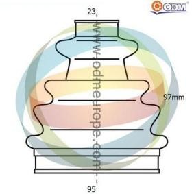 Köp Bälgsats, drivaxel av ODM-MULTIPARTS 21-990110 till det låga priset 529,52 kr