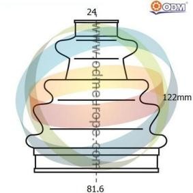 Köp Bälgsats, drivaxel av ODM-MULTIPARTS 21-990183 till det låga priset 483,89 kr