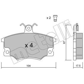 Acquista Kit pastiglie freni da METELLI 22-0030-1 a buon mercato per soli 24,97 €