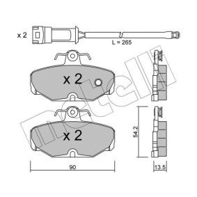 Acquista Kit pastiglie freni da METELLI 22-0095-0K a buon mercato per soli 50,73 €