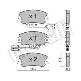 Acquista Kit pastiglie freni da METELLI 22-0104-1 a buon mercato per soli 29,13 €