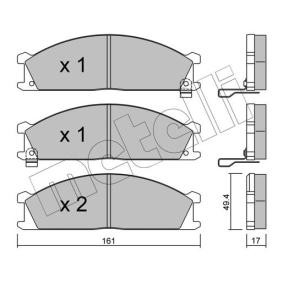 Bremsbeläge 22-0107-1