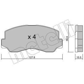 Acquista Kit pastiglie freni da METELLI 22-0112-0 a buon mercato per soli 31,19 €