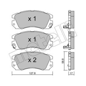Acquista Kit pastiglie freni da METELLI 22-0140-0 a buon mercato per soli 37,55 €