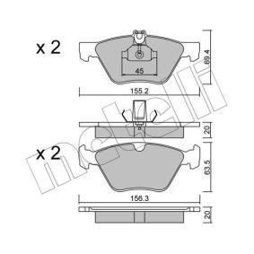 Acquista Kit pastiglie freni da METELLI 22-0252-0 a buon mercato per soli 35,99 €