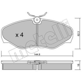 Acquista Kit pastiglie freni da METELLI 22-0338-2 a buon mercato per soli 37,38 €