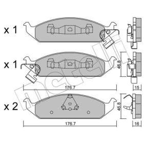 Achetez des Plaquettes de frein METELLI 22-0355-0 à prix pour 25,80 €