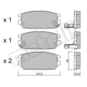 Acquista Kit pastiglie freni da METELLI 22-0483-0 a buon mercato per soli 19,01 €