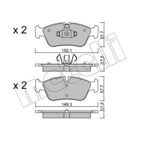 Acquista Kit pastiglie freni da METELLI 22-0640-0 a buon mercato per soli 38,14 €