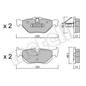 Acquista Kit pastiglie freni da METELLI 22-0642-0 a buon mercato per soli 34,79 €