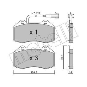 Acquista Kit pastiglie freni da METELLI 22-0651-1 a buon mercato per soli 45,09 €