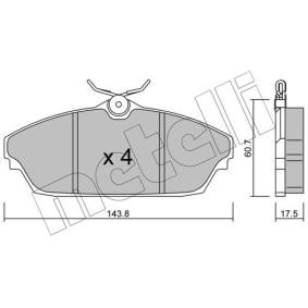 Bremsbeläge 22-0782-0