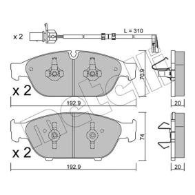 Acquista Kit pastiglie freni da METELLI 22-0953-0K a buon mercato per soli 102,51 €