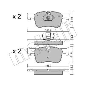 Acquista Kit pastiglie freni da METELLI 22-0960-0 a buon mercato per soli 45,51 €