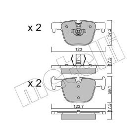 Acquista Kit pastiglie freni da METELLI 22-0963-0 a buon mercato per soli 44,09 €