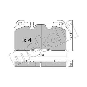 Acquista Kit pastiglie freni da METELLI 22-0979-0 a buon mercato per soli 51,52 €