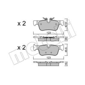Bremsbeläge 22-1038-0 für Clubman (F54) für 32,82 CHF
