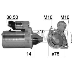 Köp Startmotor av MESSMER 220780 till det låga priset 2533,83 kr