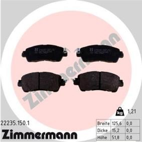 Acquista Kit pastiglie freni da ZIMMERMANN 22235.150.1 a buon mercato per soli 45,21 €