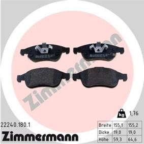 Köp Bromsbelägg av ZIMMERMANN 22240.180.1 till det låga priset 715,73 kr