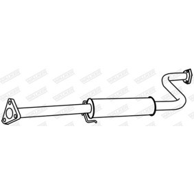 Mittelschalldämpfer 22254