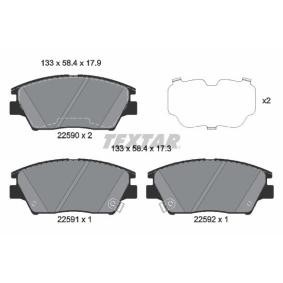 Acquista Kit pastiglie freni da TEXTAR 2259001 a buon mercato per soli 58,83 €