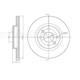 Comprar Disco de freno de METELLI 23-0549C a bajo precio de 38,67 €