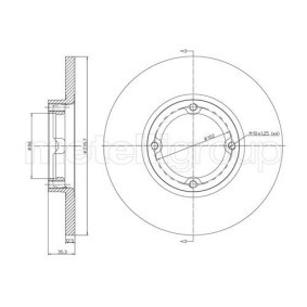 Acquista Disco freno da METELLI 23-0597C a buon mercato per soli 42,27 €